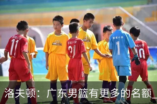 洛夫顿：广东男篮有更多的名额 我试图加入凯尔·弗格